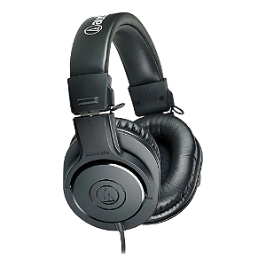 Fone de Ouvido Audio-Technica ATH-M20X Profissional para Estudio e Monitoramento