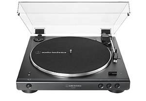 Toca-Discos Audio-Technica AT-LP60XBT-BK-C Bluetooth Automatico Belt-Drive