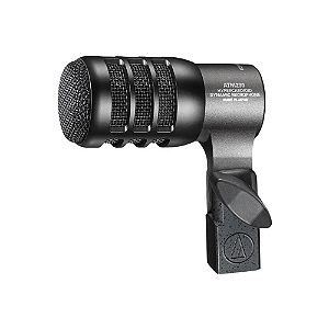 Microfone Audio-Technica ATM230 Dinâmico Hypercardioid para Instrumentos - Captação Profissional com Isolamento Superior