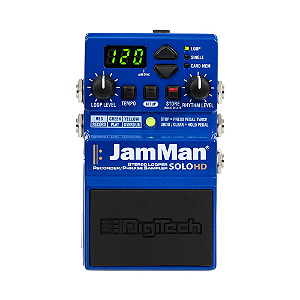 Looper Stereo Digitech JamMan Stereo V04 - Gravador de Loops com 35 Minutos e SD Card