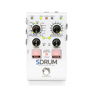 Máquina de Bateria SDRUM V04 Digitech - Strummable Drums para Guitarristas e Baixistas com BeatScratch