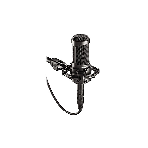 Microfone Audio-Technica AT2035 Condensador Cardióide Large Diaphragm - Estúdio Vocal com Filtro HPF 80Hz e Pad 10dB