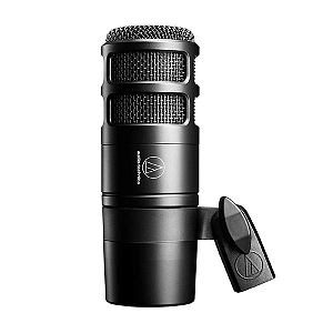 Microfone Audio-Technica AT2040USB Dinâmico Hypercardióide USB para Podcast e Streaming - Zero Latency e Mute Touch