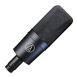 Microfone Audio-Technica AT4033a Condensador Cardióide Large Diaphragm - Estúdio Vocal com Shock Mount e Filtro HPF