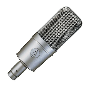 Microfone Audio-Technica AT4047/SV Condensador Cardióide Large Diaphragm - Estúdio Vocal com Shock Mount e Filtro HPF