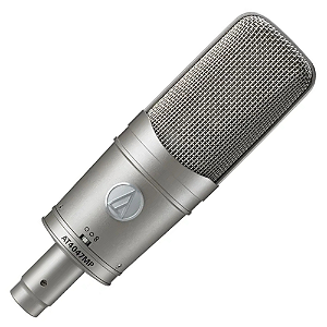 Microfone Audio-Technica AT4047/MP Condensador Multi-Padrão - Omni, Cardióide e Figura-8 para Estúdio com Shock Mount