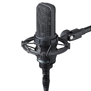 Microfone Audio-Technica AT4050 Condensador Multi-Padrão - Omni, Cardióide e Figura-8 para Estúdio com Shock Mount
