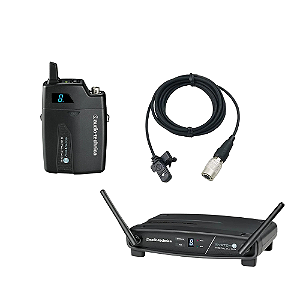Sistema Wireless Audio-Technica ATW-1101/L UHF com Microfone Lapela - 100 Series