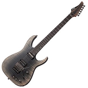 Guitarra Schecter Banshee Mach-6 FR S FOB Fallout Burst com Captadores Lundgren M6, Sustainiac e Ponte Floyd Rose