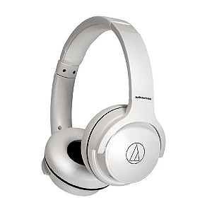 Fone de Ouvido Bluetooth Audio-Technica ATH-S220BTWH Branco com 60h de Bateria e Carga Rápida