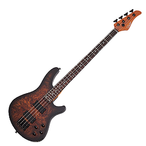 Contrabaixo Schecter CV-4 IVY Ivory 4 Cordas com Captadores Schecter Diamond J-Bucker e Ponte Schecter Custom String-Thru