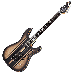 Guitarra Schecter DJ Ashba NATBB Natural Black Burst com Captadores EMG 81 e Sustainiac e Ponte Floyd Rose 1000 Series