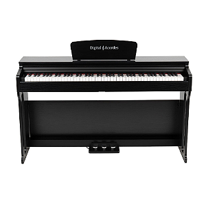 Piano Digital Acordes P2006 com 88 Teclas Pesadas Ação de Martelo Graduado e 20 Timbres