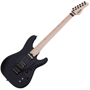 Guitarra Schecter Sun Valley Super Shredder FR S SBK Satin Black com Captadores Schecter USA SuperCharger Mach-6 HH e Ponte Hipshot Hardtail 1285