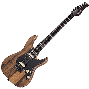 Guitarra Schecter Sun Valley Super Shredder Exotic HT CEP Cat's Eye Pearl com Captadores Schecter USA SuperCharger Mach-6 HH e Ponte Hipshot Hardtail