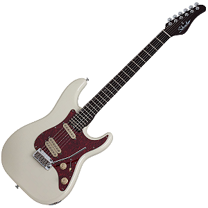Guitarra Schecter MV-6 OW Olympic White com Captadores Diamond 351 HSS e Ponte 2-Point Tremolo 4204