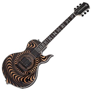 Guitarra Wylde Audio Odin Grail Psychic Bullseye Rawtop com Captadores EMG 81/85 e Ponte TonePros 4542