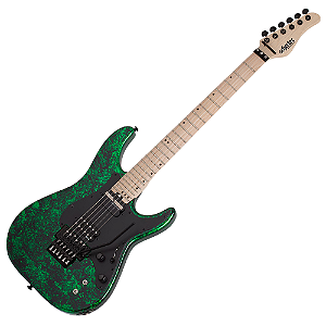 Guitarra Schecter Sun Valley Super Shredder FR S GR Green Reign com Captadores Schecter USA Pasadena HSS e Ponte Floyd Rose Special 1247