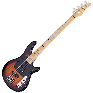 Contrabaixo Schecter CV-4 3-Tone Sunburst com Captadores Schecter Diamond J-Bucker e Ponte Schecter Custom Bass 2491