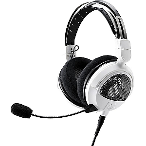 Headset Gamer Audio-Technica ATH-GDL3WH Branco Open-Back de Alta Fidelidade com Microfone Destacável