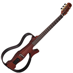 Violão Elétrico Marquês VN-19CTSEQ Chestnut Fosco Vazado Cutaway com Fishman Clasica III