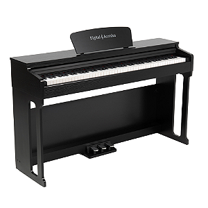 Piano Digital Acordes P2006 PRETO com 88 Teclas Pesadas Ação de Martelo Graduado e Polifonia de 64 Notas
