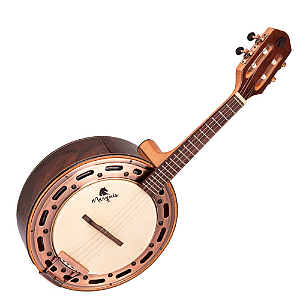 Banjo Marquês Musical BAJ-93CTEL CT com Captador Passivo Cap-06 e Aro Envelhecido