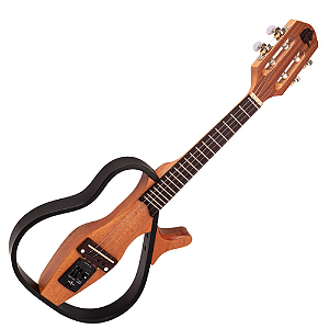 Cavaco Eletroacústico Marquês Musical CA-75NSEQ Natural Fosco Maciço Vazado com Equalizador Ativo e Cordas de Aço