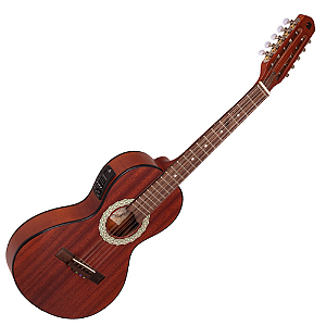 Viola Ponteio Eletroacústica Marquês VIL-52MGSEQ Ponteio Mahogany Fosco com EX-4