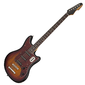 Guitarra Schecter Hellcat VI 3TSBP 3-Tone Sunburst Pearl com Captadores Schecter MonsterTone Stack e Ponte Adjusto-Matic 293