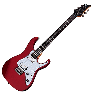 Guitarra Schecter Banshee 6 SGR MRED Metallic Red com Captadores Schecter Diamond Plus e Ponte Tune-O-Matic 3855