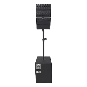 Caixa Amplificada Ativa Waldman L1-1244 12 Polegadas Torre com Potência de 3400W