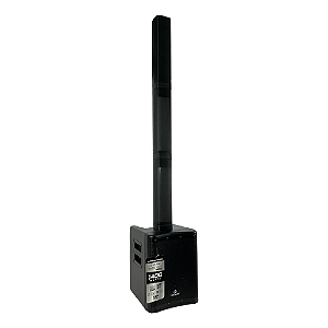 Caixa Amplificada Waldman TWR-1400CH-8 Sistema Torre Ativo Cor Preto com 350W RMS Bateria Recarregável e Bluetooth