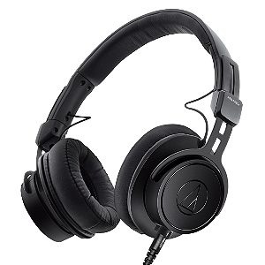 Fone de Ouvido Profissional Audio-Technica ATH-M60x com Drivers 45mm Neodímio, Cabos Desconectáveis e Design Supra-Auricular Fechado