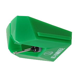 Agulha Audio-Technica AT-VMN95E Elíptica Verde 0.3 x 0.7 mil para Cápsula AT-VM95E