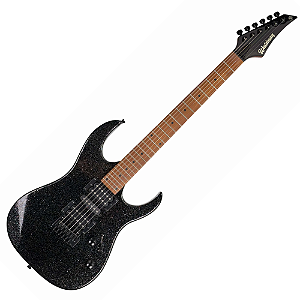 Guitarra Waldman WIG170 SPBK Sparkle Black com Captadores HSH Cerâmicos e Ponte Tremolo Semi-Flutuante 2 Pivôs