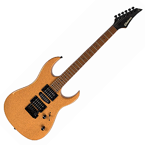 Guitarra Waldman WIG170 SPBZ Sparkle Bronze com Captadores HSH Cerâmicos e Ponte Tremolo Semi-Flutuante 2 Pivôs