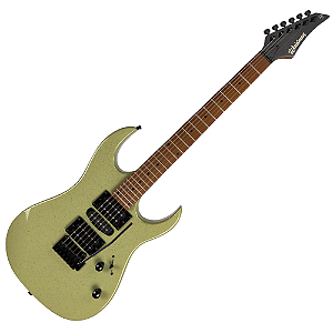Guitarra Waldman WIG170 SPGR Sparkle Green com Captadores HSH Cerâmicos e Ponte Tremolo 2 Pontos
