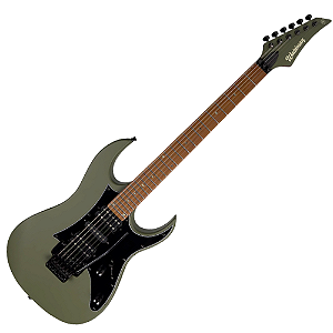 Guitarra Waldman WIG250 OG Oliver Green com Captadores HSH Cerâmicos e Ponte Floyd Tremolo Black e Bag