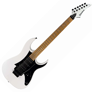 Guitarra Waldman WIG250 WH White com Captadores HSH Cerâmicos e Ponte Floyd Tremolo Black e Bag