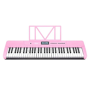 Teclado Musical Waldman ClassTone WTS-300 Rosa