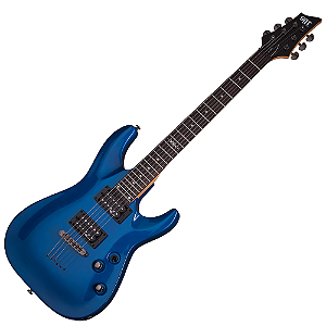 Guitarra Schecter C-1 SGR Electric Blue com Captadores Diamond Plus HH e Ponte Floyd Rose Special 3804