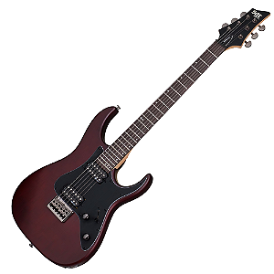 Guitarra Schecter Banshee-6 SGR Walnut Satin com Captadores Diamond Plus HH e Ponte Tune-O-Matic String-Thru 3853