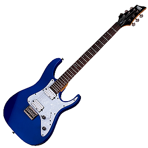 Guitarra Schecter Banshee-6 SGR Electric Blue com Captadores Diamond Plus HH e Ponte Tune-O-Matic String-Thru 3854