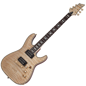 Guitarra Schecter Omen Extreme-6 Gloss Natural com Captadores Diamond Plus HH e Ponte Tune-O-Matic String-Thru 2033