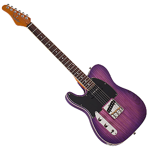 Guitarra Schecter PT Special LH Purple Burst Pearl com Captadores Schecter USA Pasadena Plus/Pasadena e Ponte Hipshot Hardtail 669