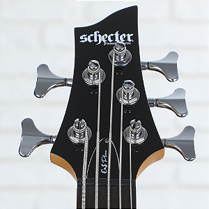 Contrabaixo Schecter C-5 Plus Ocean Blue Burst OBB #592 com Captadores Schecter Diamond Bass HH e Ponte Diamond Bass