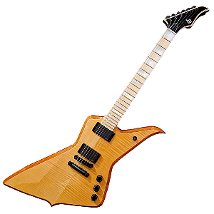 Guitarra Schecter Blood Eagle Rowtop Rawtop com Captadores EMG 81/85 e Ponte TonePros T3PB TOM 4523