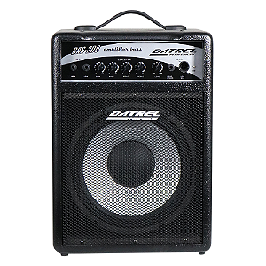 Cubo para Baixo Datrel BAS200 200W 12" Preto com 2 Canais e Saída XLR Equilibrada
