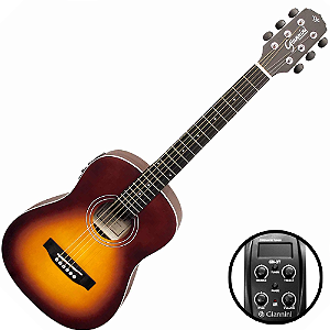 Violão Eletroacústico Aço Travel Giannini Performance GTG-36S EQ SBS Sunburst Satin com Equalizador GN-3T